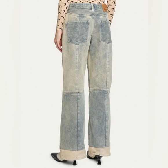 Marine Serre Gold Line Jeans - Picture 2 of 10